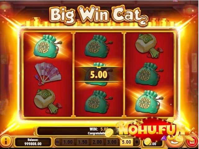 Truy cập sảnh chơi Big Win Cat