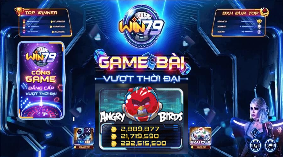 Khám phá bí kíp săn hũ Angry Birds tại Win79